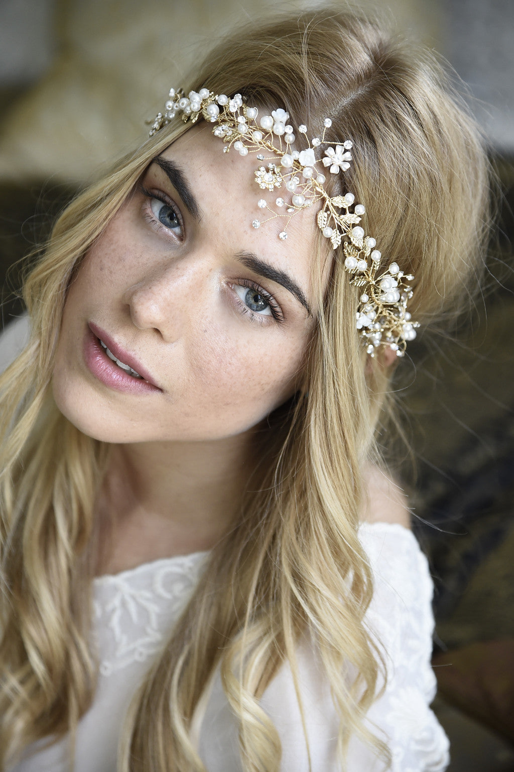 lavender flower headband wedding crown headband